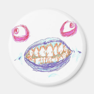 Monster Ansikte Magnet