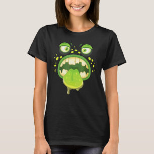 Monster ansiktsdräkt Halloween barn vuxna 1 T Shirt
