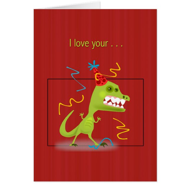 Monster April Fools Dag-kort Hälsningskort (Framsidan)