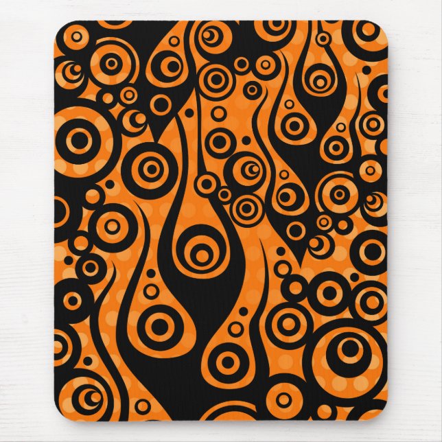Mönster ARTs - Tattocirkel flammar | ORANGAR Musmatta (Framsidan)