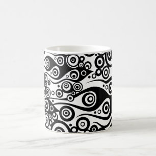 Mönster ARTs - Tattocirkel flammar transparent Kaffemugg