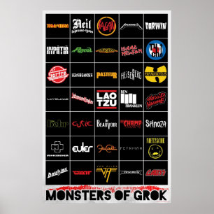 Monster av den Grok affischen Poster