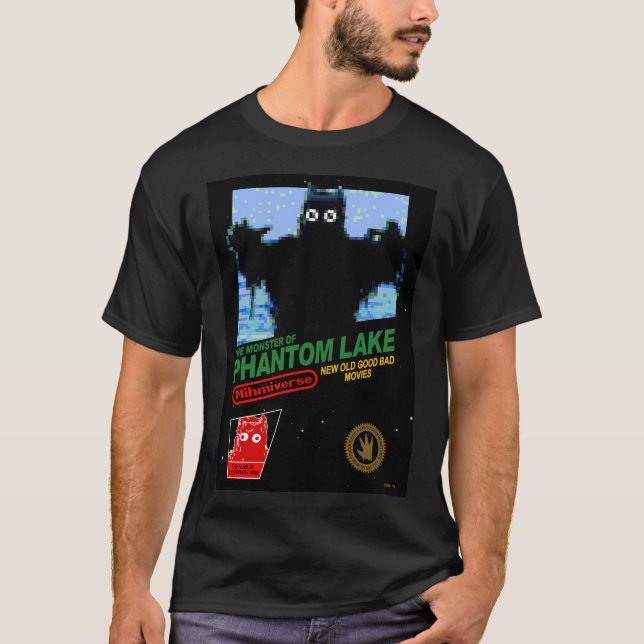 Monster av den Retro videospelskjortan för Tröja (Framsida)