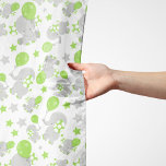 Mönster av elefanter, cute Elephants - Grönt Grått Sjal<br><div class="desc">Cute,  roligt och aktningsvärda mönster med elefanter,  ballonger och stjärnor. Modern gåva och trendig,  perfekt för elefanten älskare i ditt liv.</div>