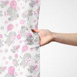 Mönster av elefanter, cute Elephants - Rosa Grått Sjal<br><div class="desc">Cute,  roligt och aktningsvärda mönster med elefanter,  ballonger och stjärnor. Modern gåva och trendig,  perfekt för elefanten älskare i ditt liv.</div>
