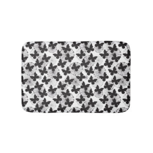 mönster av en fjäril badrumsmatta