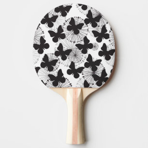 mönster av en fjäril pingisracket