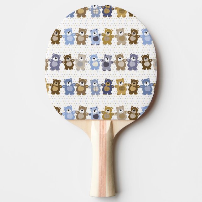 mönster av en leksaknalle pingisracket (Framsidan)