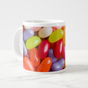 Mönster av geléböna jumbo mugg