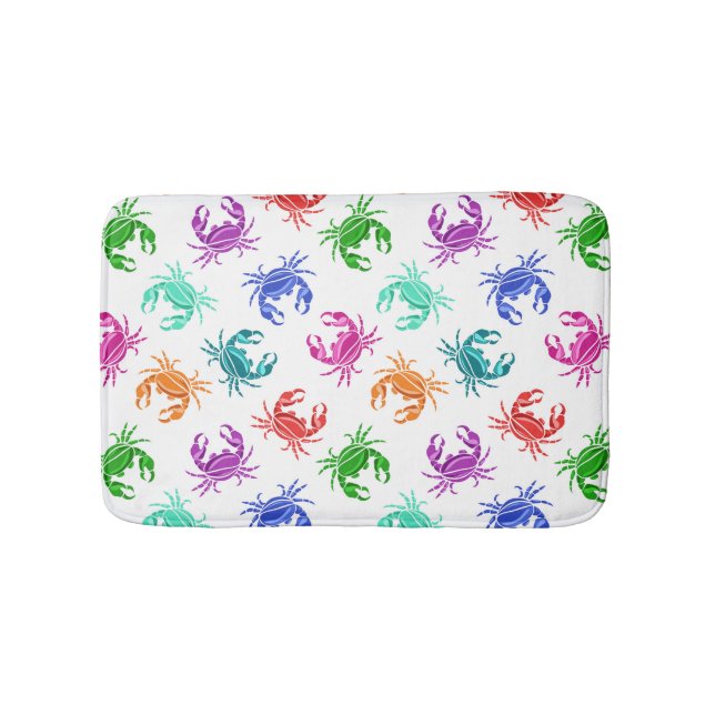 Mönster av krabbor badrumsmatta (Framsidan)