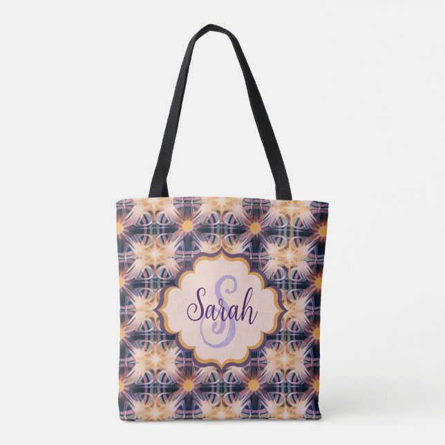 Mönster av Light Tote Bag Tygkasse (Baksida)