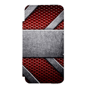 Mönster av metall pläterar