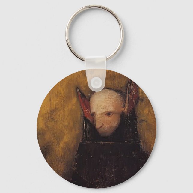Monster av Odilon Redon Nyckelring (Framsida)
