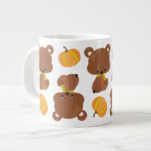 Mönster av öron, kutpäron, feber, pumpor jumbo mugg