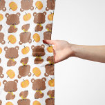 Mönster av öron, kutpäron, feber, pumpor sjal<br><div class="desc">Cute,  roligt och mönster med björnar och pumpor. Modern gåva och trendig,  perfekt för björnen älskare i ditt liv.</div>