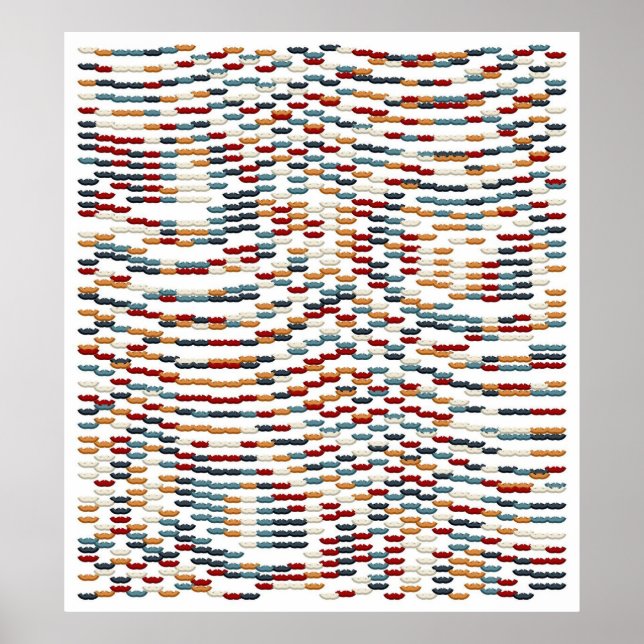 Mönster av polynomfunktion  poster (Framsidan)