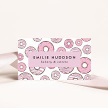 Mönster av Rosa Donuts, kummel, bakverk
