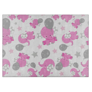 Mönster av Rosa elefanter, cute Elephants, stjärno