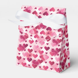Mönster av rosa hjärtan - Alla hjärtans dag-tema Presentaskar
