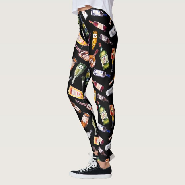 Mönster av spritflaskor leggings (Vänster)