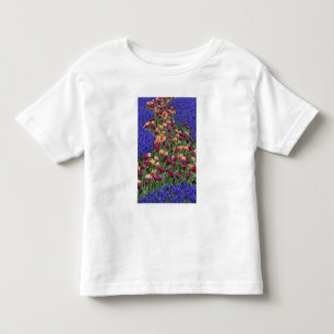 Mönster av tulpaner och druvhyacintblommor, tröja