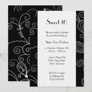 Mönster av wirls, Swirl Mönster, Swirly, Sweet 16 Inbjudningar