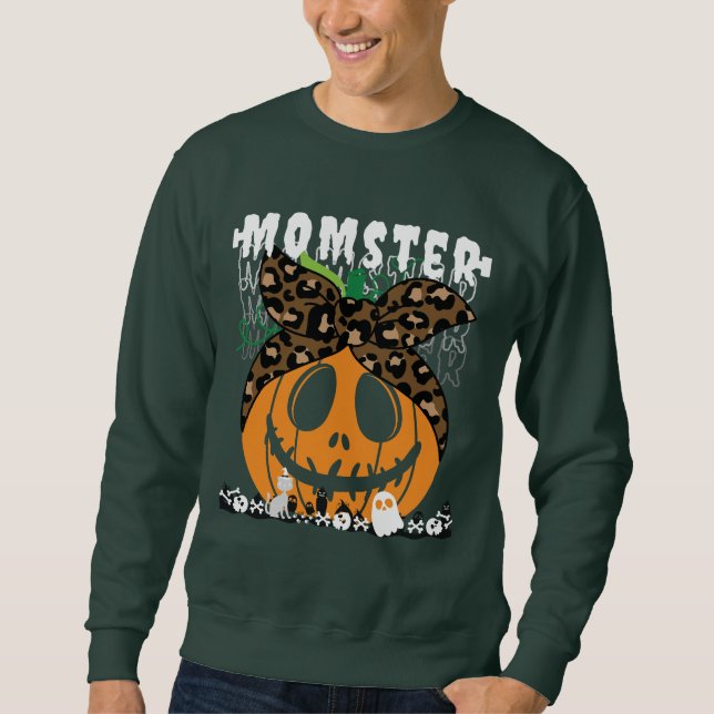 Monster.b Lång Ärmad Tröja (Framsida)