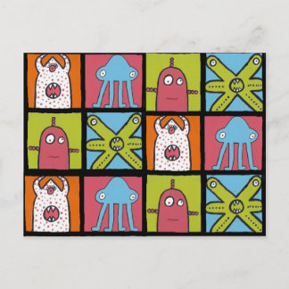 monster b, monster b, monster b, monster b vykort