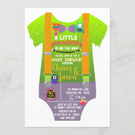 Monster Baby Shower - de har Skapat en Monster Inbjudningar