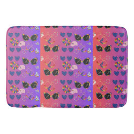 mönster badrumsmatta