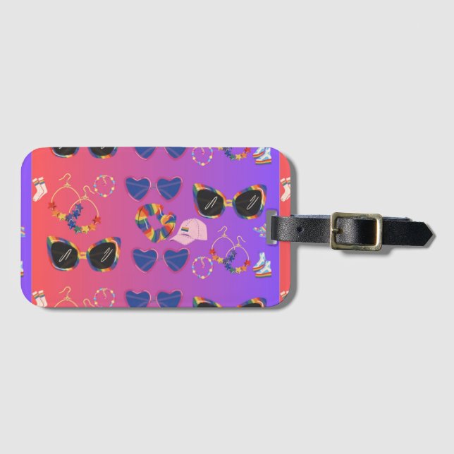 mönster bagagebricka (Framsida horisontal)