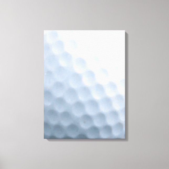 Mönster-bakgrund för Golf Boll Print Canvastryck (Framsida)