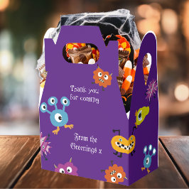 Monster Bash childrens Halloween favör box Presentaskar