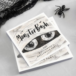 Monster Bash Spooky Wrapped Mummy Halloween fest Pappersservett