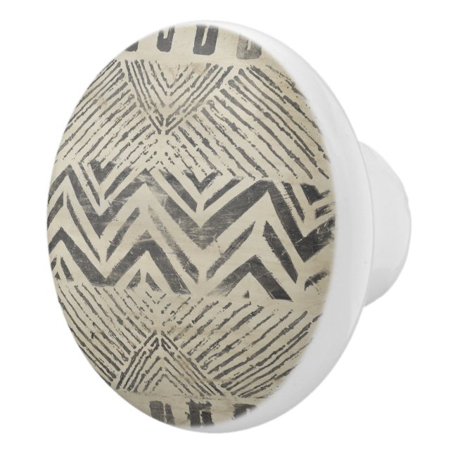 Mönster Bazaar - Geometriska former Knopp (Höger)