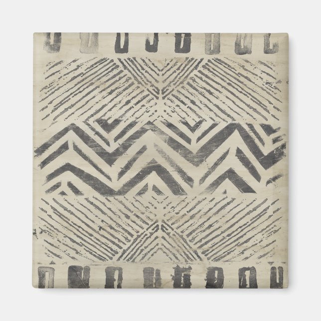 Mönster Bazaar - Geometriska former Magnet (Framsidan)