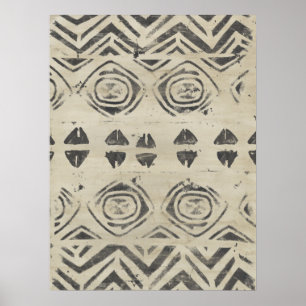 Mönster Bazaar - Rundade och geometriska former Poster