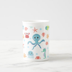 Mönster Benporslin Mugg