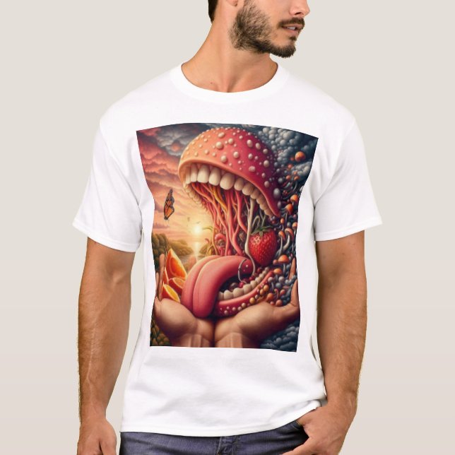 Monster Big mouth T Shirt (Framsida)