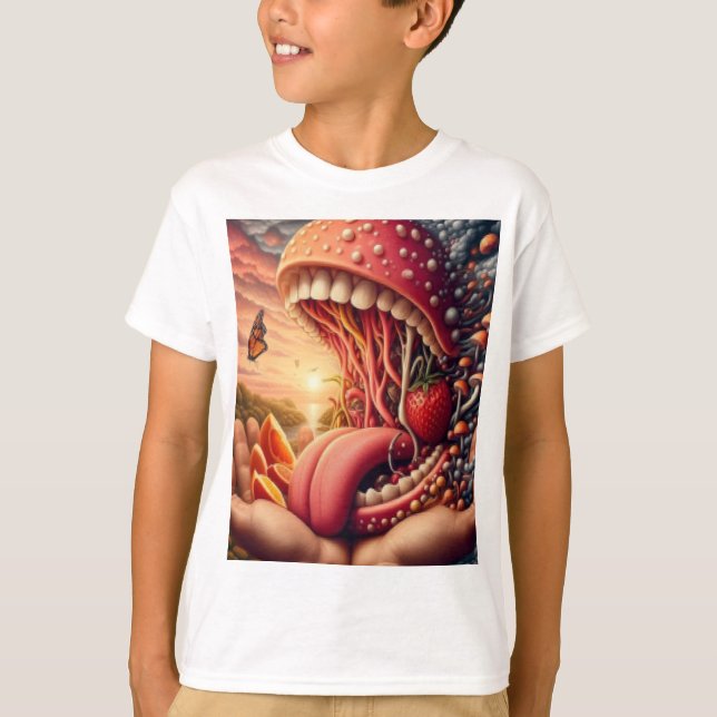 Monster Big mouth T Shirt (Framsida)