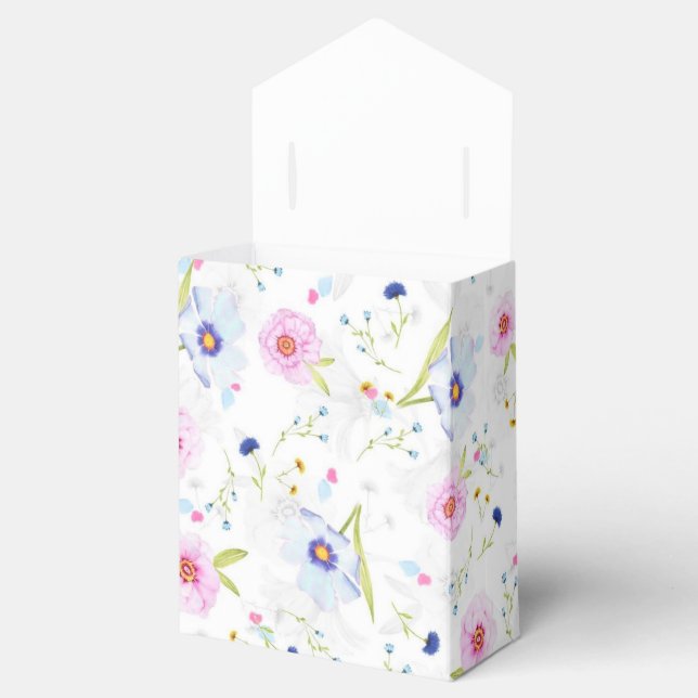 Mönster Blommigt Gift Box Presentaskar (Öppnad)