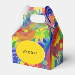 Mönster - Blomsterkraft + din text Presentaskar