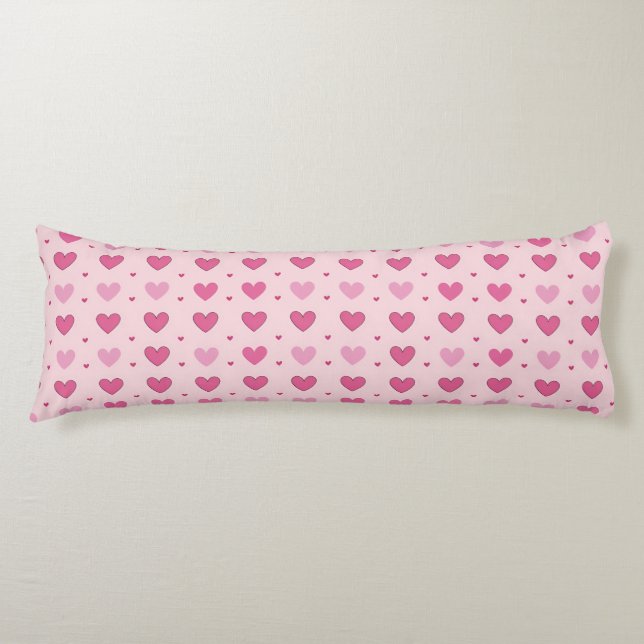 Mönster Body Pillow med gott hjärta Kroppskudde (Framsidan)