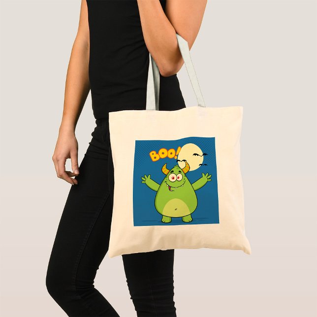 Monster Boo Tote Bag Tygkasse (Skapare uppladdad)