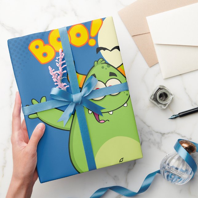 Monster Boo Wrapping Papper Presentpapper (Skapare uppladdad)