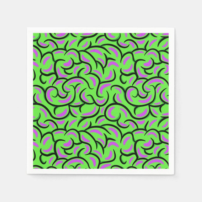 Monster Brain Pappersservett (Framsidan)