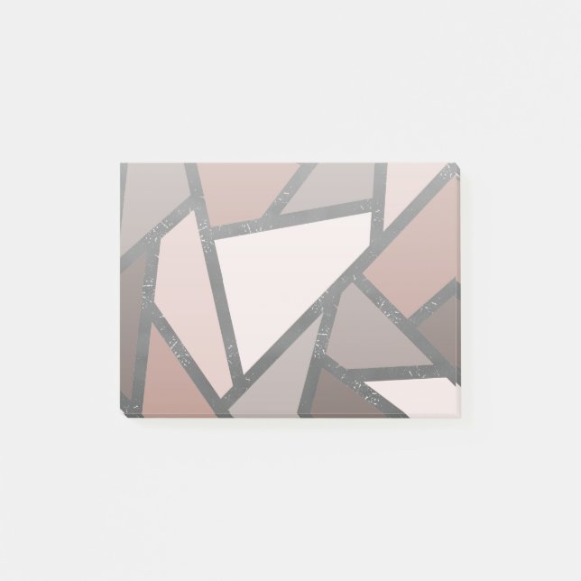 Mönster, brunglas av nedfläckad post-it block (Framsida)