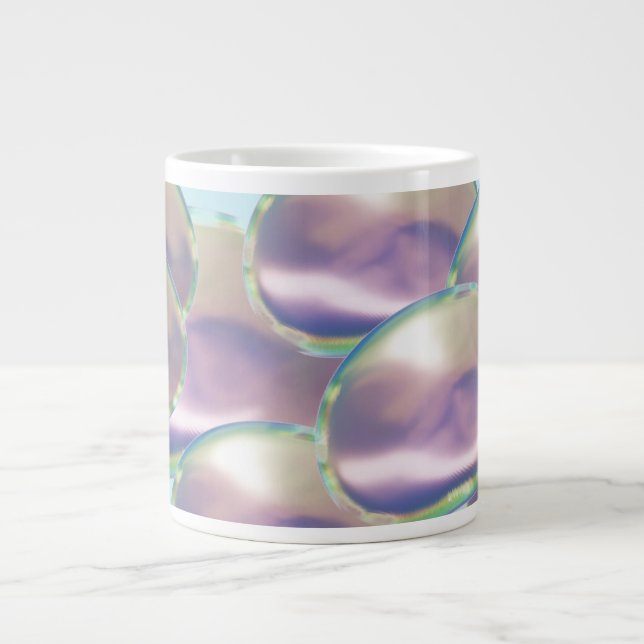 mönster bubblor jumbo mugg (Framsidan)