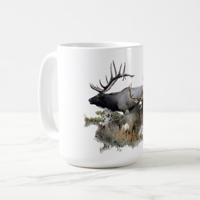 Monster bull trophy buck kaffemugg (Framsida vänster)