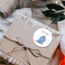 Monster Candy Happy halloween Runt Klistermärke